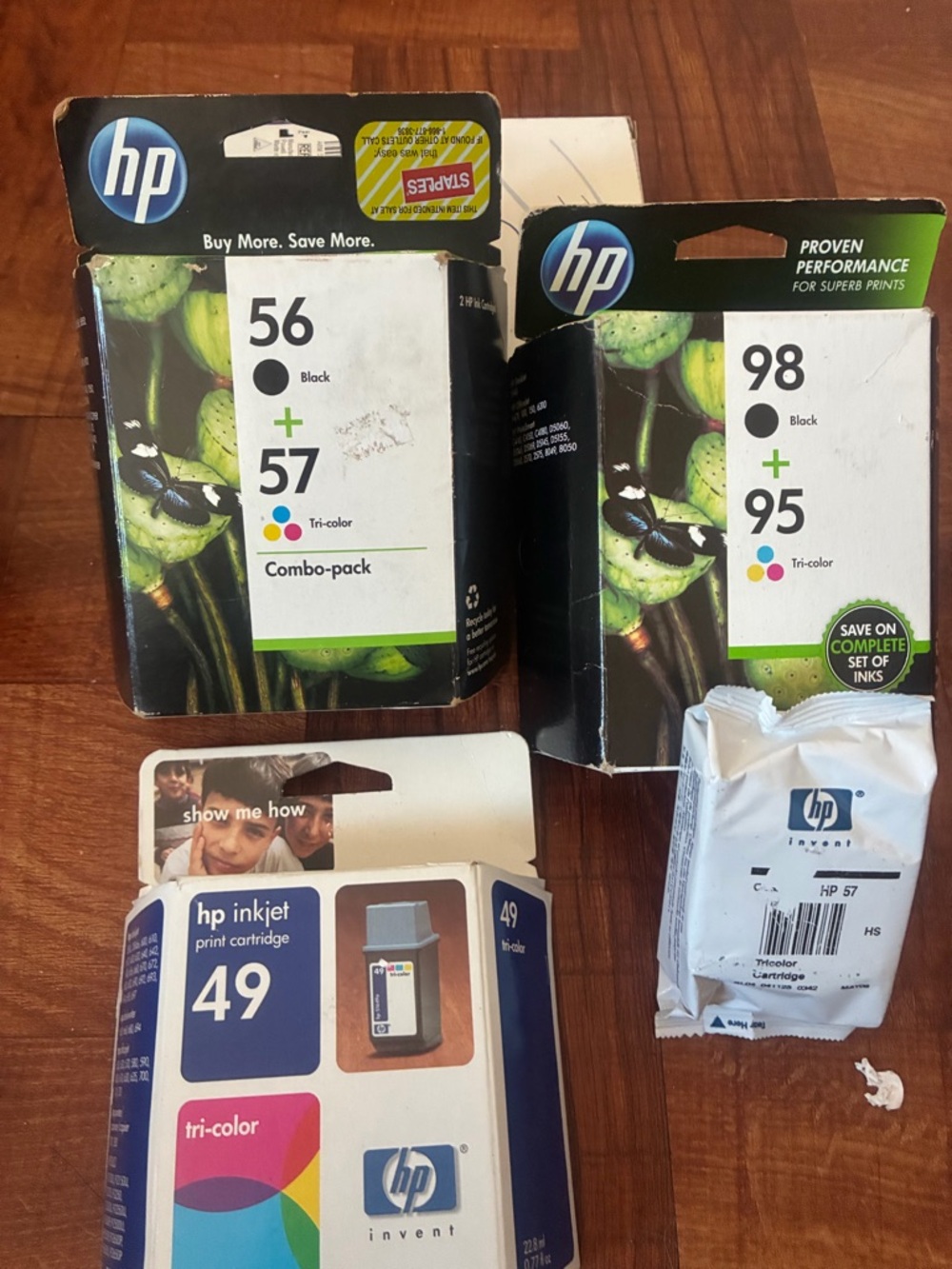 HP Creative Print Labels — Orange and Blue